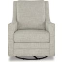 The appearance of Kambria Fog Swivel Glider Accent Chair designed by Signature Design by Ashley in the transitional interior design. This fog piece of furniture was selected by 1StopBedrooms from Kambria Collection to add a touch of cosiness and style into your home. Sku: A3000265. Material: Polyester.