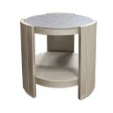 Kasa End Table In Champagne