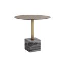 Kata 32 Inch Kata Bistro Table In Grey Marble