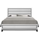 The appearance of Kate Full Bed designed by Global Furniture USA in the transitional interior design. This white piece of furniture  was selected by 1StopBedrooms from Kate Collection to add a touch of cosiness and style into your home. Sku: KATE-WHITE-FB/TB-SR;KATE-WHITE-FB-HB/FB. Bed Type: Panel Bed. Bed Size: Full. Material: Plywood.