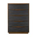 Kayner 5-Drawer Chest In Charcoal