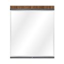 Kayner Dresser Mirror with LED Lights In Charcoal