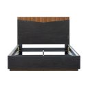 Kayner Queen Bed with LED Lights In Charcoal