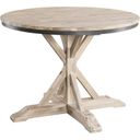 The appearance of Keaton Beach Round Dining Table designed by Picket House in the transitional interior design. This brown piece of furniture was selected by 1StopBedrooms from Keaton Collection to add a touch of cosiness and style into your home. Sku: LCL100RT. Table Top Shape: Round. Material: Wood. Size: 42".