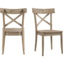 The appearance of Keaton Beach X Back Wooden Side Chair Set Of 2 designed by Picket House in the transitional interior design. This brown piece of furniture was selected by 1StopBedrooms from Keaton Collection to add a touch of cosiness and style into your home. Sku: LCL100WSC. Material: Wood.