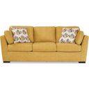 The appearance of Keerwick Sofa In Sunflower designed by Signature Design by Ashley in the modern / contemporary interior design. This sunflower piece of furniture was selected by 1StopBedrooms from Keerwick Collection to add a touch of cosiness and style into your home. Sku: 6750638. Material: Fabric.