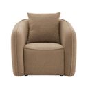 The appearance of Keith Chair with Pillow In Brown Chenille designed by ACME in the modern / contemporary interior design. This brown chenille piece of furniture was selected by 1StopBedrooms from Keith Collection to add a touch of cosiness and style into your home. Sku: LV03602. Material: Wood.