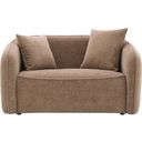The appearance of Keith Loveseat with 2 Pillows In Brown Chenille designed by ACME in the modern / contemporary interior design. This brown chenille piece of furniture was selected by 1StopBedrooms from Keith Collection to add a touch of cosiness and style into your home. Sku: LV03601. Material: Wood.
