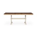 Kellerby Dining Extension Table In Antique White and Brown