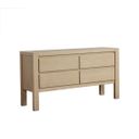 Kelly Wood Dining Server in Light Oak