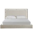 The appearance of Kendall Bed Queen In White Oak designed by Universal in the modern / contemporary interior design. This white oak piece of furniture  was selected by 1StopBedrooms from Avaline Collection to add a touch of cosiness and style into your home. Sku: U428310B. Bed Type: Panel Bed. Material: Polyester. Bed Size: Queen.