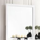 The appearance of Kendall Square Dresser Mirror White designed by Coaster in the glam interior design. This white piece of furniture  was selected by 1StopBedrooms from Kendall Collection to add a touch of cosiness and style into your home. Sku: 224404. Material: Wood.