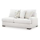 The appearance of Kendrie RAF Loveseat In Chalk designed by Signature Design by Ashley in the modern / contemporary interior design. This chalk piece of furniture was selected by 1StopBedrooms from Kendrie Collection to add a touch of cosiness and style into your home. Sku: NC6690656. Material: Performance Fabric.
