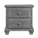 Kenilworth 2 Drawer Nightstand In Graphite Gray