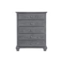 Kenilworth 5 Drawer Chest In Graphite Gray