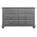Kenilworth 6 Drawer Dresser In Graphite Gray