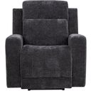 The appearance of Kennett Chenille Upholstered Power Recliner Chair In Dark Grey designed by Coaster in the transitional interior design. This dark grey piece of furniture was selected by 1StopBedrooms from Kennett Collection to add a touch of cosiness and style into your home. Sku: 610156P. Material: Metal.