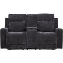 The appearance of Kennett Chenille Upholstered Power Reclining Loveseat In Dark Grey designed by Coaster in the transitional interior design. This dark grey piece of furniture was selected by 1StopBedrooms from Kennett Collection to add a touch of cosiness and style into your home. Sku: 610155P. Material: Metal.