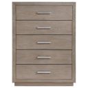 The appearance of Kenora 5-Drawer Bedroom Chest In Barley Brown designed by Coaster in the transitional interior design. This barley brown piece of furniture was selected by 1StopBedrooms from Kenora Collection to add a touch of cosiness and style into your home. Sku: 224855. Material: Wood.