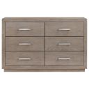 The appearance of Kenora 6-Drawer Dresser In Barley Brown designed by Coaster in the transitional interior design. This barley brown piece of furniture was selected by 1StopBedrooms from Kenora Collection to add a touch of cosiness and style into your home. Sku: 224853. Material: Wood.