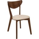 The appearance of Kersey Dining Side Chairs with Curved Backs Beige and Chestnut Set of 2 designed by Coaster in the transitional interior design. This chestnut piece of furniture was selected by 1StopBedrooms from Kersey Collection to add a touch of cosiness and style into your home. Sku: 103062. Material: Wood.