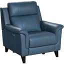 The appearance of Kester Power Recliner in Masen Bluegray Leather designed by BarcaLounger in the transitional interior design. This blue grey piece of furniture was selected by 1StopBedrooms from Kester Collection to add a touch of cosiness and style into your home. Sku: 9PH3716372744. Material: Leather.