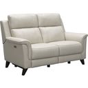 The appearance of Kester Power Reclining Loveseat in Laurel Cream Leather designed by BarcaLounger in the transitional interior design. This cream piece of furniture  was selected by 1StopBedrooms from Kester Collection to add a touch of cosiness and style into your home. Sku: 29PH3716372682. Material: Leather.