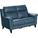 The appearance of Kester Power Reclining Loveseat in Masen Bluegray Leather designed by BarcaLounger in the transitional interior design. This blue grey piece of furniture was selected by 1StopBedrooms from Kester Collection to add a touch of cosiness and style into your home. Sku: 29PH3716372744. Material: Leather.