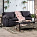 The appearance of Keswick Sofa In Charcoal designed by Furniture of America in the modern / contemporary interior design. This charcoal piece of furniture was selected by 1StopBedrooms from Keswick Collection to add a touch of cosiness and style into your home. Sku: SM7754-SF. Material: Wood.