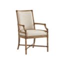 The appearance of Key Biscayne Oceanside Rattan Arm Chair In Sunwashed designed by Tommy Bahama in the coastal interior design. This sunwashed piece of furniture was selected by 1StopBedrooms from Key Biscayne Collection to add a touch of cosiness and style into your home. Sku: 579-883-01. Material: Veneer.