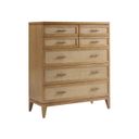 The appearance of Key Biscayne Seagrove Chest In Sunwashed designed by Tommy Bahama in the coastal interior design. This sunwashed piece of furniture was selected by 1StopBedrooms from Key Biscayne Collection to add a touch of cosiness and style into your home. Sku: 579-307. Material: Veneer.