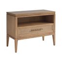 The appearance of Key Biscayne Wynwood Open Nightstand In Sunwashed designed by Tommy Bahama in the coastal interior design. This sunwashed piece of furniture was selected by 1StopBedrooms from Key Biscayne Collection to add a touch of cosiness and style into your home. Sku: 579-623. Material: Veneer.