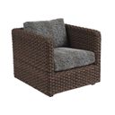 The appearance of Kilimanjaro Lounge Chair In Dark Brown designed by Tommy Bahama in the modern / contemporary interior design. This dark brown piece of furniture was selected by 1StopBedrooms from Kilimanjaro Collection to add a touch of cosiness and style into your home. Sku: 3350-11-40. Material: Woven.