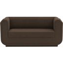 The appearance of Kimora Linen Textured Fabric Loveseat In Brown designed by Meridian in the modern / contemporary interior design. This brown piece of furniture  was selected by 1StopBedrooms from Kimora Collection to add a touch of cosiness and style into your home. Sku: 151Brown-L. Material: Wood.