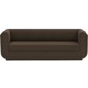 The appearance of Kimora Linen Textured Fabric Sofa In Brown designed by Meridian in the modern / contemporary interior design. This brown piece of furniture  was selected by 1StopBedrooms from Kimora Collection to add a touch of cosiness and style into your home. Sku: 151Brown-S. Material: Wood.