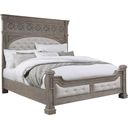 The appearance of Kingsbury Queen Panel Bed In Gray designed by Pulaski in the traditional interior design. This gray piece of furniture was selected by 1StopBedrooms from Kingsbury Collection to add a touch of cosiness and style into your home. Sku: P167170;P167171;P167172. Bed Type: Panel Bed. Bed Size: Queen. Material: Solid Rubberwood.
