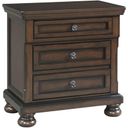 Kingsley Walnut Nightstand With Usb Port