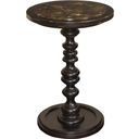 The appearance of Kingstown Pitcairn Accent Table In Tamarind designed by Tommy Bahama in the traditional interior design. This tamarind piece of furniture  was selected by 1StopBedrooms from Kingstown Collection to add a touch of cosiness and style into your home. Sku: 619-940. Material: Leather.