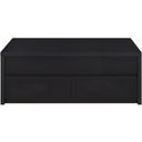 The appearance of Knapp Lift Top Cocktail Coffee Table with Dual Drawers In Black designed by Coaster in the modern / contemporary interior design. This black piece of furniture  was selected by 1StopBedrooms from Knapp Collection to add a touch of cosiness and style into your home. Sku: 706228. Material: MDF.