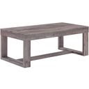 The appearance of Knott Coffee Table In Gray designed by Crown Mark in the transitional interior design. This gray piece of furniture was selected by 1StopBedrooms from Knott Collection to add a touch of cosiness and style into your home. Sku: 4216-01. Material: MDF.