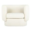 The appearance of Koba Chair Maya White designed by Moes Home in the modern / contemporary interior design. This white piece of furniture was selected by 1StopBedrooms from Koba Collection to add a touch of cosiness and style into your home. Sku: JM-1002-18. Material: Fabric.