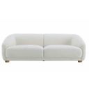 The appearance of Kolvere Sofa Boucle In White designed by Furniture of America in the modern / contemporary interior design. This white piece of furniture was selected by 1StopBedrooms from Kolvere Collection to add a touch of cosiness and style into your home. Sku: FM61006WH-SF. Material: Boucle.