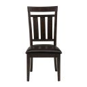The appearance of Kona Grove Upholstered Slat Back Dining Chair Set of 2 In Dark Brown designed by Jofran in the transitional interior design. This dark brown piece of furniture  was selected by 1StopBedrooms from Kona Grove Collection to add a touch of cosiness and style into your home. Sku: 705-410KD. Material: Acacia.
