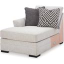 The appearance of Koralynn LAF Corner Chaise In Stone designed by Signature Design by Ashley in the modern / contemporary interior design. This stone piece of furniture was selected by 1StopBedrooms from Koralynn Collection to add a touch of cosiness and style into your home. Sku: 5410216. Material: Fabric.