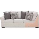 The appearance of Koralynn LAF Sofa With Corner Wedge In Stone designed by Signature Design by Ashley in the modern / contemporary interior design. This stone piece of furniture  was selected by 1StopBedrooms from Koralynn Collection to add a touch of cosiness and style into your home. Sku: 5410248. Material: Fabric.