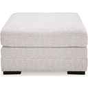 The appearance of Koralynn Oversized Accent Ottoman In Stone designed by Signature Design by Ashley in the modern / contemporary interior design. This stone piece of furniture  was selected by 1StopBedrooms from Koralynn Collection to add a touch of cosiness and style into your home. Sku: 5410208. Material: Polyester.