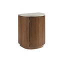The appearance of La Costa Aviara Demilune Nightstand In Brown designed by Lexington in the modern / contemporary interior design. This brown piece of furniture was selected by 1StopBedrooms from La Costa Collection to add a touch of cosiness and style into your home. Sku: 420-623. Material: Wood.