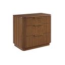The appearance of La Costa Mission Bay Nightstand In Brown designed by Lexington in the modern / contemporary interior design. This brown piece of furniture was selected by 1StopBedrooms from La Costa Collection to add a touch of cosiness and style into your home. Sku: 420-621. Material: Wood.