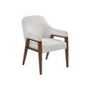 The appearance of La Costa Seacove Dining Arm Chair designed by Lexington in the transitional interior design. This white piece of furniture was selected by 1StopBedrooms from La Costa Collection to add a touch of cosiness and style into your home. Sku: 420-883-60. Material: Wood.