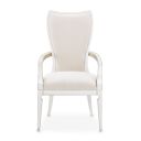 The appearance of La Marisia Dining Arm Chair Set of 2 In Creamy Pearl designed by Michael Amini in the modern / contemporary interior design. This creamy pearl piece of furniture  was selected by 1StopBedrooms from La Marisia Collection to add a touch of cosiness and style into your home. Sku: 9089004-112. Material: Polyester.